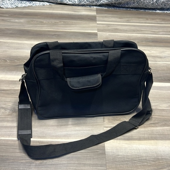 🧡💙 Black  small carry on bag / travel bag / electronics bag - Picture 4 of 9